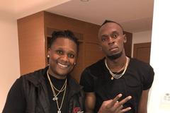 atletika, Usain Bolt a jeho kadeřník Sheldon Edwards