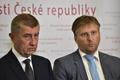 Andrej Babiš a Jan Kněžínek