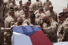 Radim Hanzl - rozloučení s padlými hrdiny v Afghánistánu