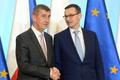 Andrej Babiš a Mateusz Morawiecki ve Varšavě
