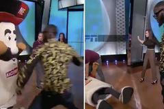 box, Deontay Wilder zlomil čelist maskotovi