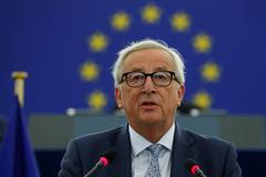 Jean-Claude Juncker při projevu o stavu unie.