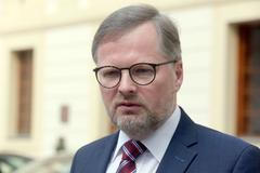 Petr Fiala po jednání se Zemanem