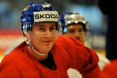 Martin Nečas na tréninku v Kodani