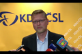 Pavel Bělobrádek před novináři oznámil, že už nebude kandidovat na předsedu KDU-ČSL