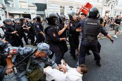 Protesty v Rusku proti důchodové reformě