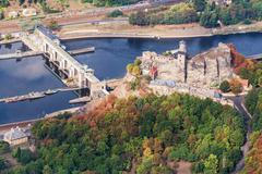 Labe z výšky (od hranice pro Roudnici)