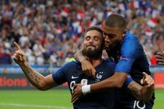 Liga národů, Francie vs. Nizozemsko (Giroud, Mbappé)