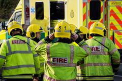 Ilustrační fotografie, hasiči, záchranka, Velká Británie, 2018