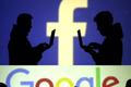 Facebook a Google - ilustrační foto