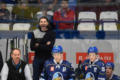 Jaromír Jágr na střídačce Kladna