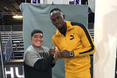 Diego Maradona a Usain Bolt