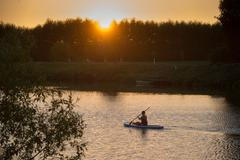 Fotogalerie / Počasí / Horko / Léto / Parno / Vodáci / Voda / Červenec 2018 / ČTK / 32