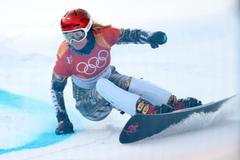 Ester Ledecká v paralelním obřím slalomu na ZOH 2018