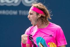 Stefanos Tsitsipas na turnaji v Torontu 2018