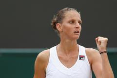 Karolína Plíšková v osmifinále Wimbledonu 2018
