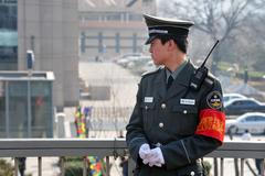 Čínská policie / Ilustrační snímek / Peking / iStock / 2009