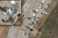 Záběry stíhaček Su-57 z testování v Sýrii