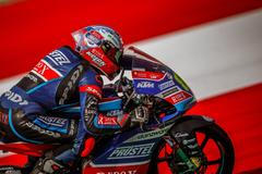 Jakub Kornfeil na KTM při VC Rakouska Moto3 2018