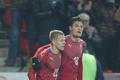 Patrik Schick slaví gól v zápase Ligy národů Česko - Slovensko.