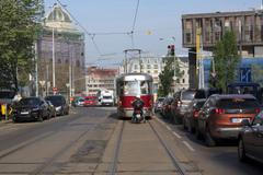 Tramvaje na Václavské náměstí