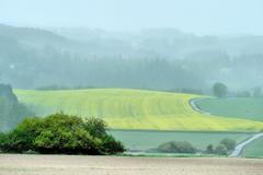 Pylový oblak na Jihlavsku.