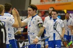 Radující se florbalisté Chodova