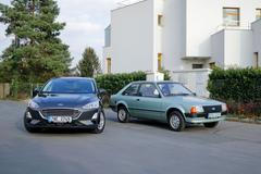 Srovnání Ford Escort 1982 vs. Ford Focus 2018