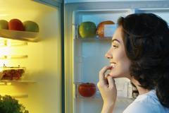 Noční jídlo, lednička