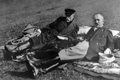 Masaryk a Beneš v Topoľčiankách