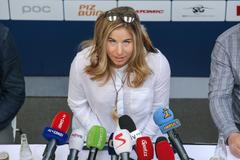 Ester Ledecká převzala klíč od Prahy od primátorky Adriany Krnáčové, 19.3.2018