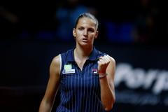 Karolína Plíšková ve finále turnaje ve Stuttgartu 2018