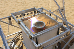 Umělec zkonstruoval stroj, který dokáže vytisknout 3D model z písku