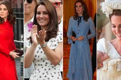 Módní ikonou je vévodkyně Kate. Sledujte její módní kreace za poslední rok