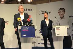 Lídr hnutí ANO v Praze Petr Stuchlík na zahájení kampaně ANO