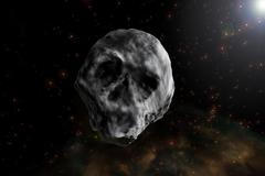 Asteroid ve tvaru lebky