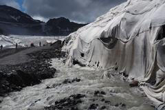 Rakousko - tání ledovců - Kaunertal