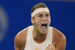 Běloruská tenistka Aryna Sabalenková