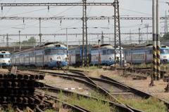 Cvičení hasičů při havárii vlaku