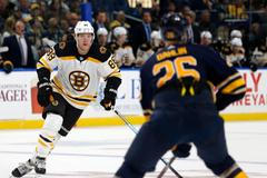 hokej, NHL 2018/2019, Buffalo - Boston, David Pastrňák