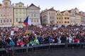 Demisi, demisi, volal dav na Staroměstském náměstí. Lidé požadovali Babišův odchod