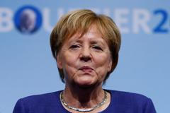 Německá kancléřka při návštěvě Chemnitzu vyzvala obyvatele, aby vystupovali sebevědoměji