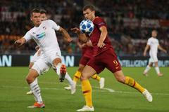 Liga mistrů 2018/19, AS Řím - Plzeň, Edin Džeko