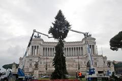 Vánoční strom v Římě