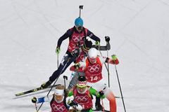 Start smíšených štafet na ZOH 2018