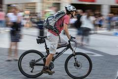 Protest proti zákazu jízdních kol v pěších zónách na Praze 1, sdružení Auto*Mat