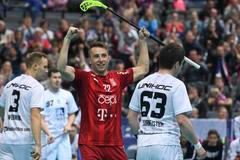 florbal, MS 2018, Česko - Německo, autor hattricku Adam Delong