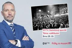 Kam od revoluce došlo tuzemské školství? Podívejte se na Sametový speciál DVTV z Brna