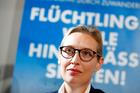 Šéfka Alternativy pro Německo (AfD) Alice Weidelová.