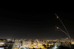 Ostřelování nedaleko izraelského města Aškelon.